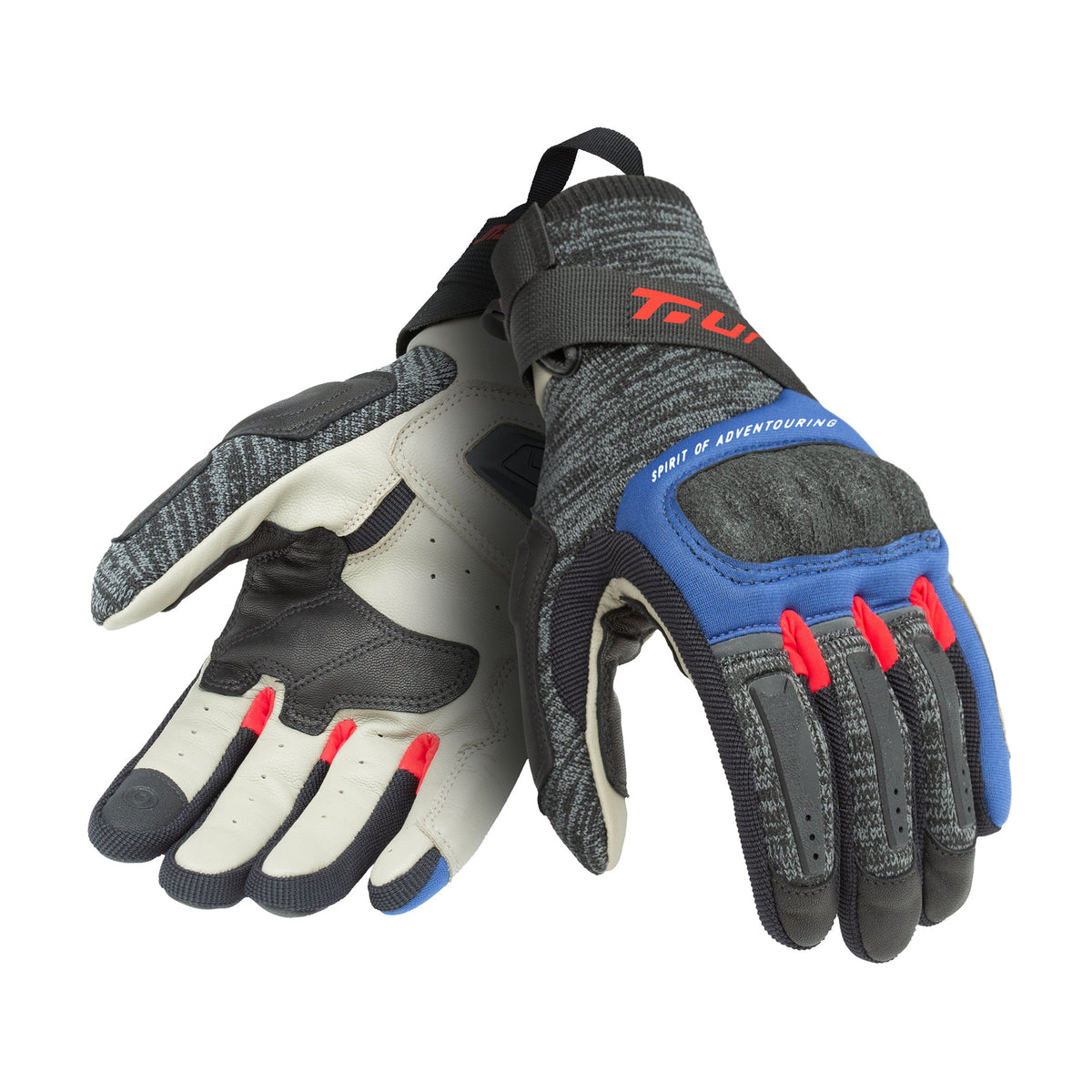 GANTS TUR G-KNIT - Noir / Bleu