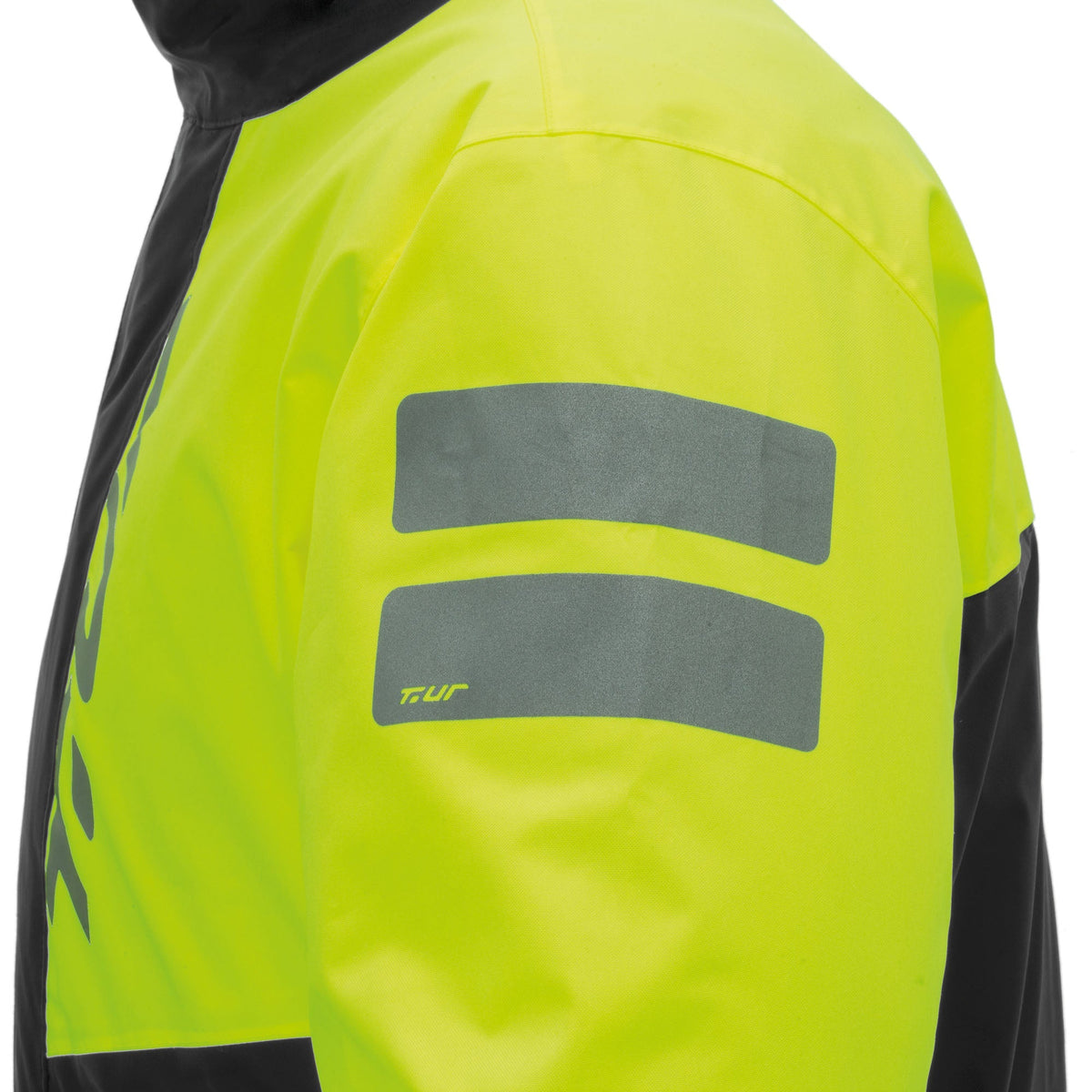 VESTE DE PLUIE TUR ROADTRIP - Noir / Jaune fluo