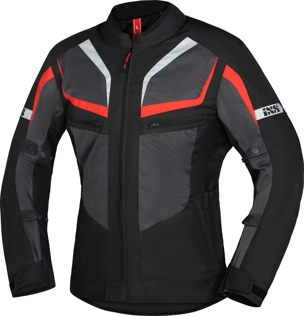 IXS VESTE TOUR GERONA-AIR 1.0 NOIR GRIS-ROUGE