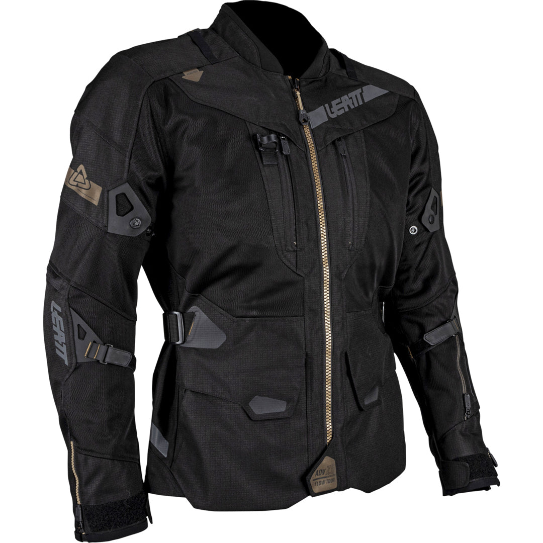 LEATT JACKET ADV FLOWTOUR 7.5 V24 STEALTH-BLACK-GREY