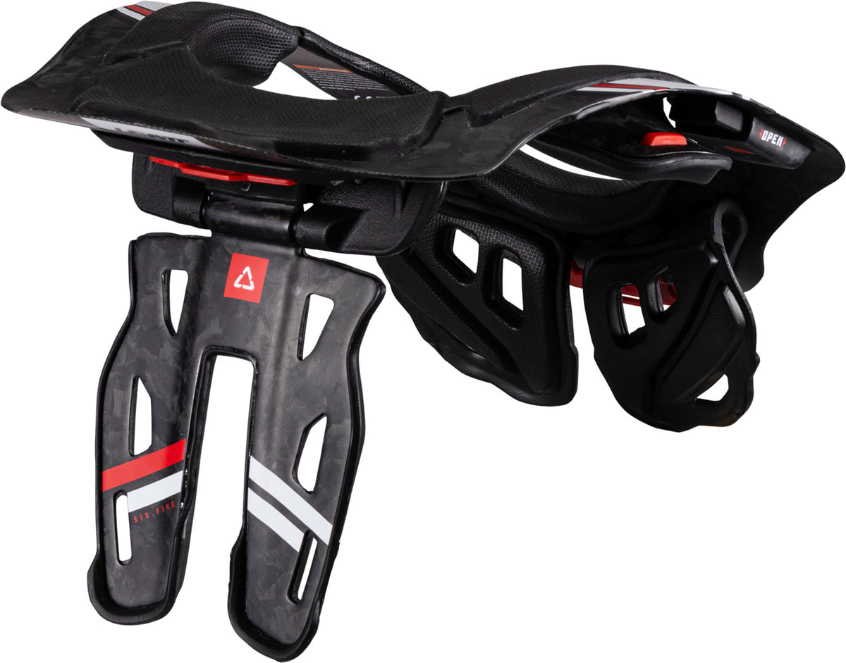 LEATT NECK BRACE 6.5 CARBON V26 CARBON BLACK-WHITE