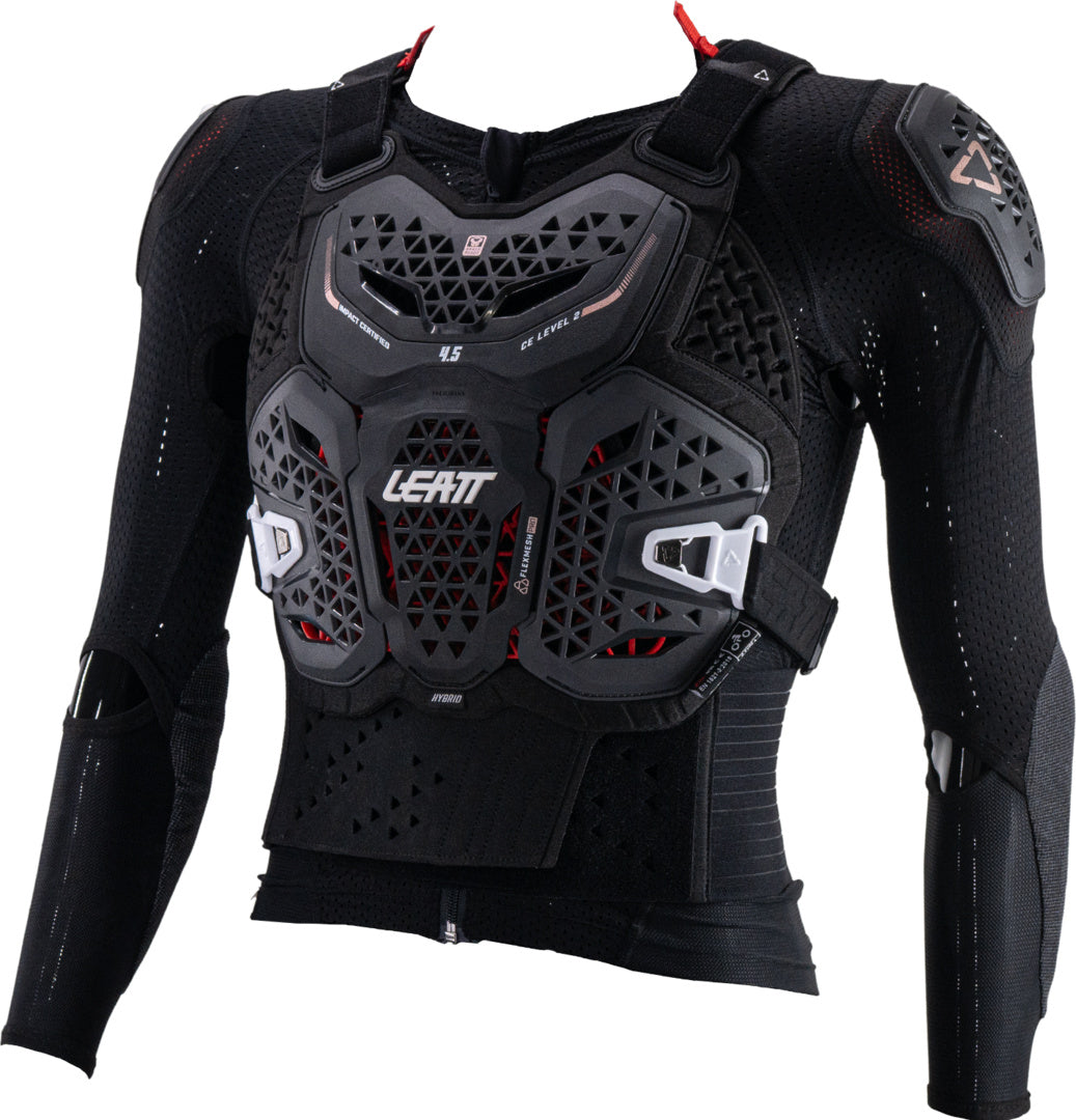 LEATT BODY PROTECTOR 4.5 HYBRID WOMEN V26 BLACK