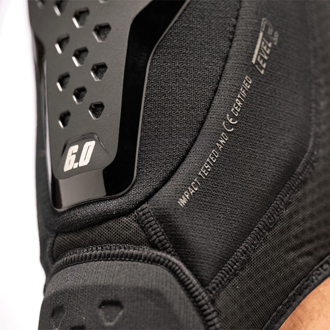 LEATT KNEE GUARD 6.0 EVO EXT V26 BLACK