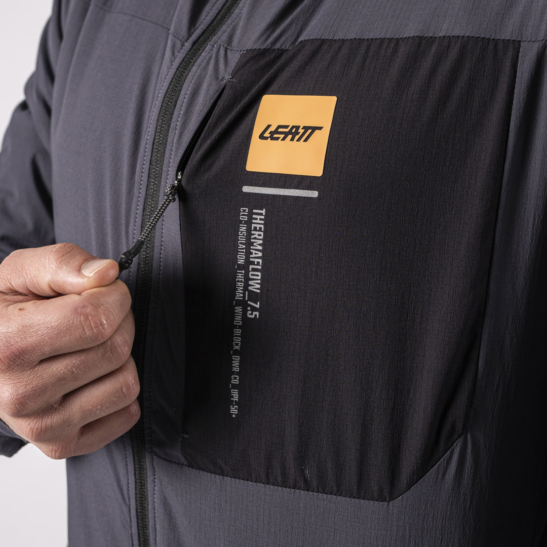 LEATT JACKET ADV 7.5 THERMAFLOW V26 IRON GREY-BLACK