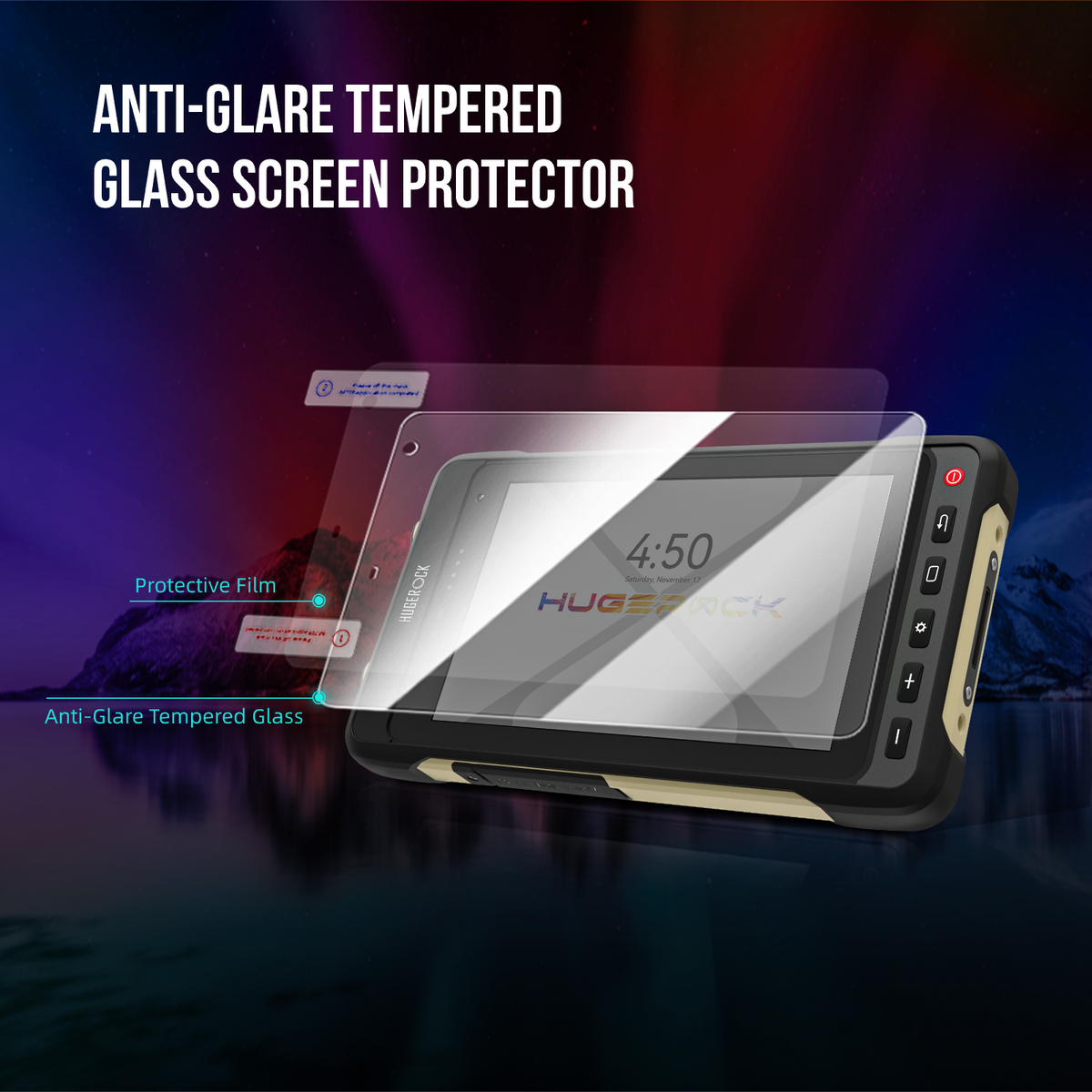 Film De Protection Anti-Reflet Hugerock X70 (Lot De 2)