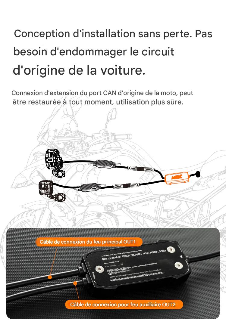 CONTROLEUR DE FEUX LOBOO BMW CAN-BUS LC081