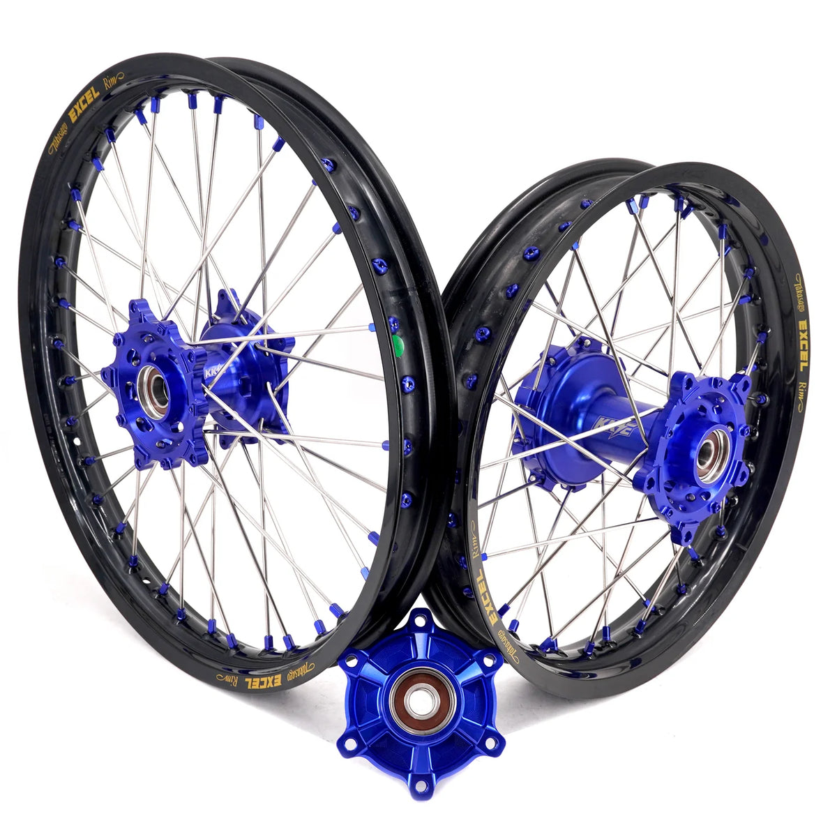 ROUE AV & AR CHAMBRE A AIR KKE RACING EXCEL YAMAHA TENERE 700 (2019- ) - BLEU