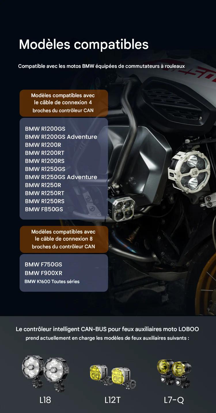 CONTROLEUR DE FEUX LOBOO BMW CAN-BUS LC081
