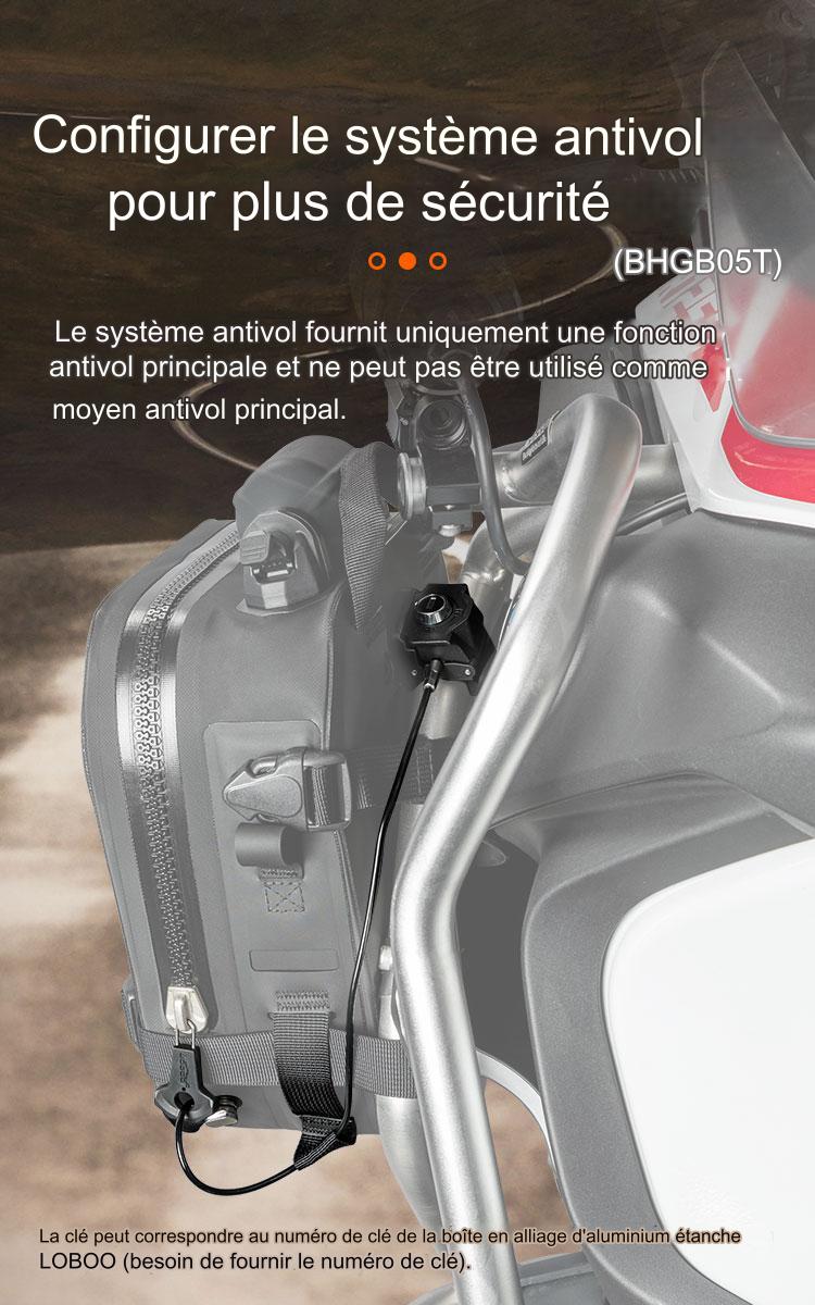 SACOCHE CRASH BAR GONFLABLE LOBOO WANDERER 6L