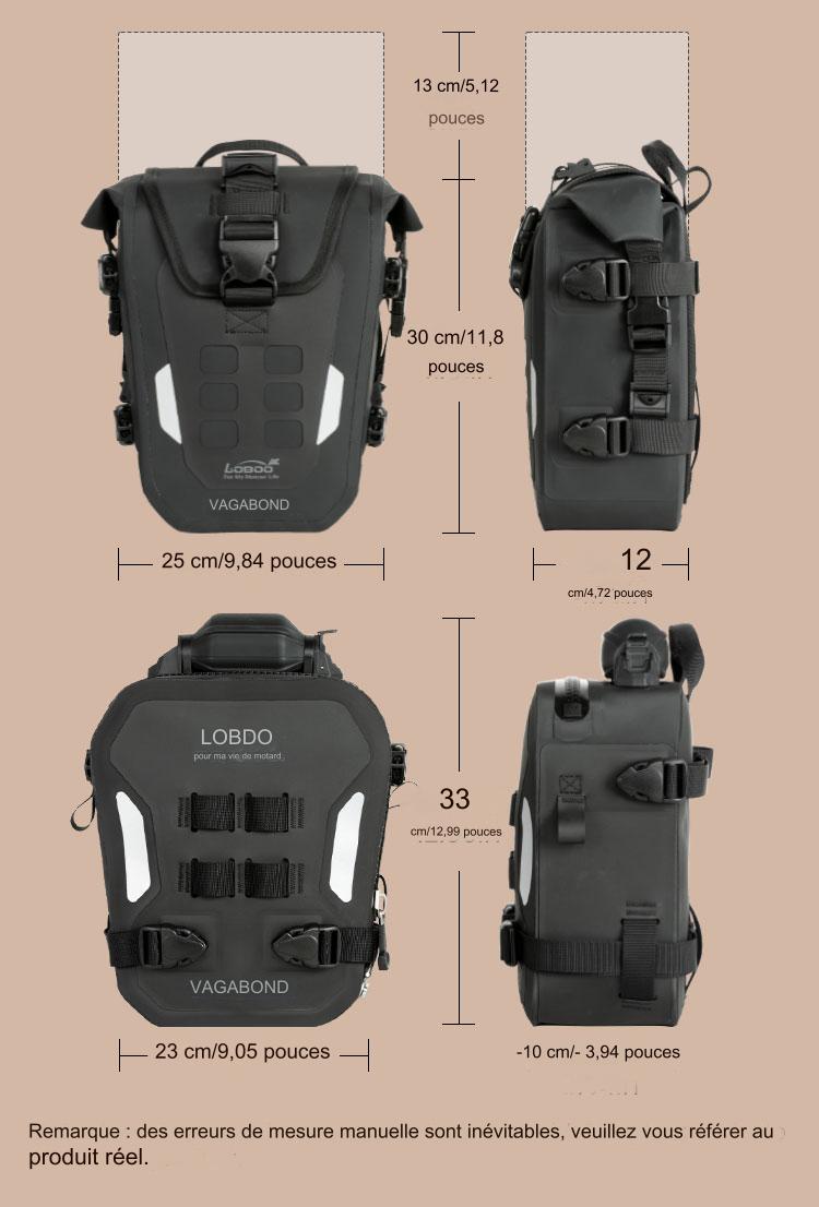 SACOCHE CRASH BAR LOBOO WANDERER 6L