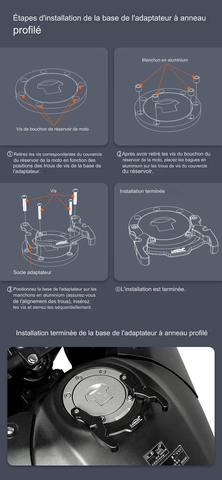 Sacoche de réservoir Loboo BTB05BK