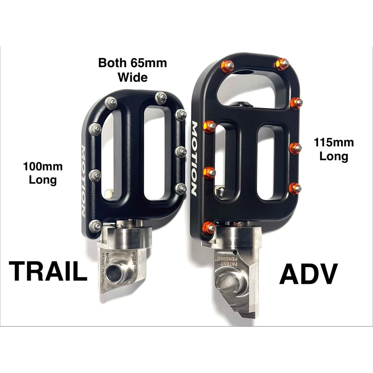 REPOSE-PIEDS FLEX-MOUNT MOTION FACTORY RACING KTM / HUSQVARNA / GAS GAS 2023+ - BETA 2020+ (KGF)