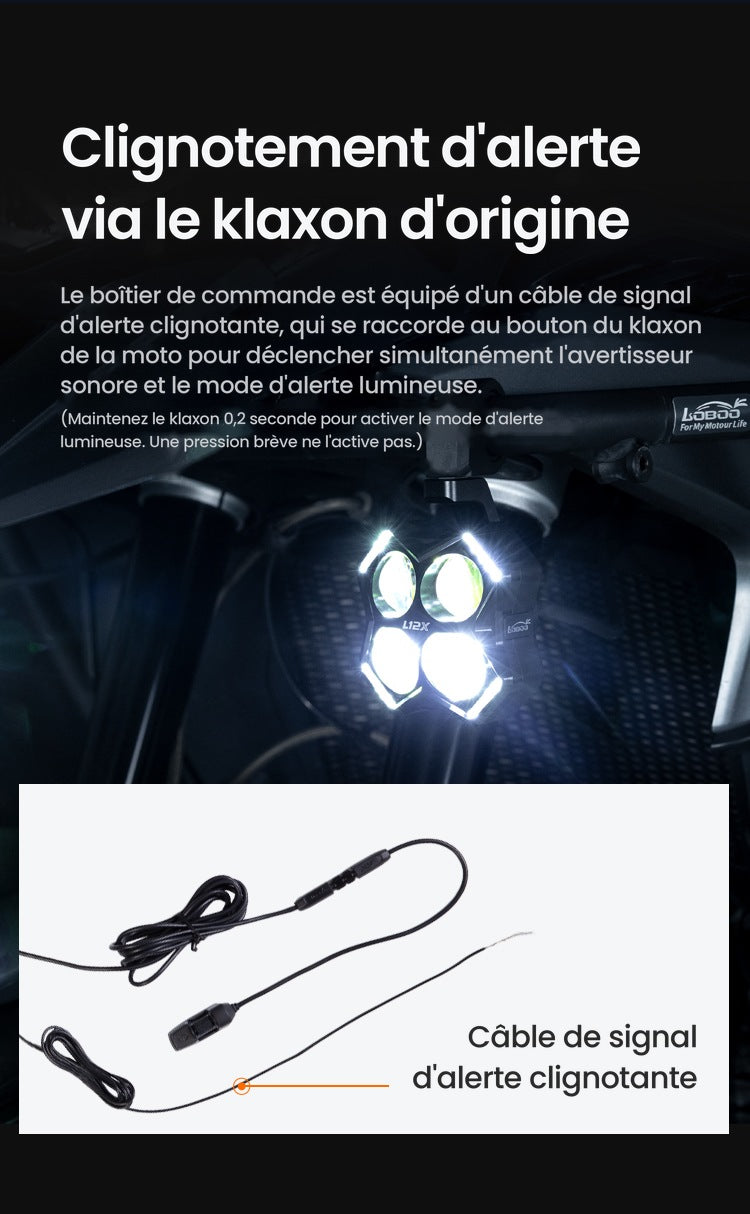 FEUX ADDITIONNELS LOBOO L12X 16 000 LUMENS