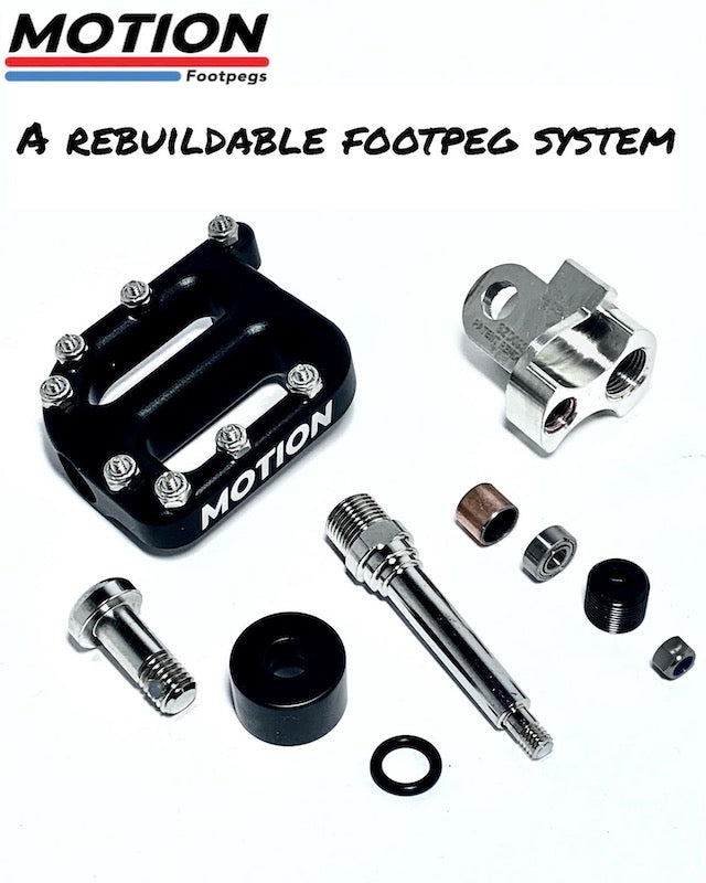 REPOSE-PIEDS FLEX-MOUNT MOTION FACTORY RACING SUZUKI DR-Z400 / RM / RMX (SZD)