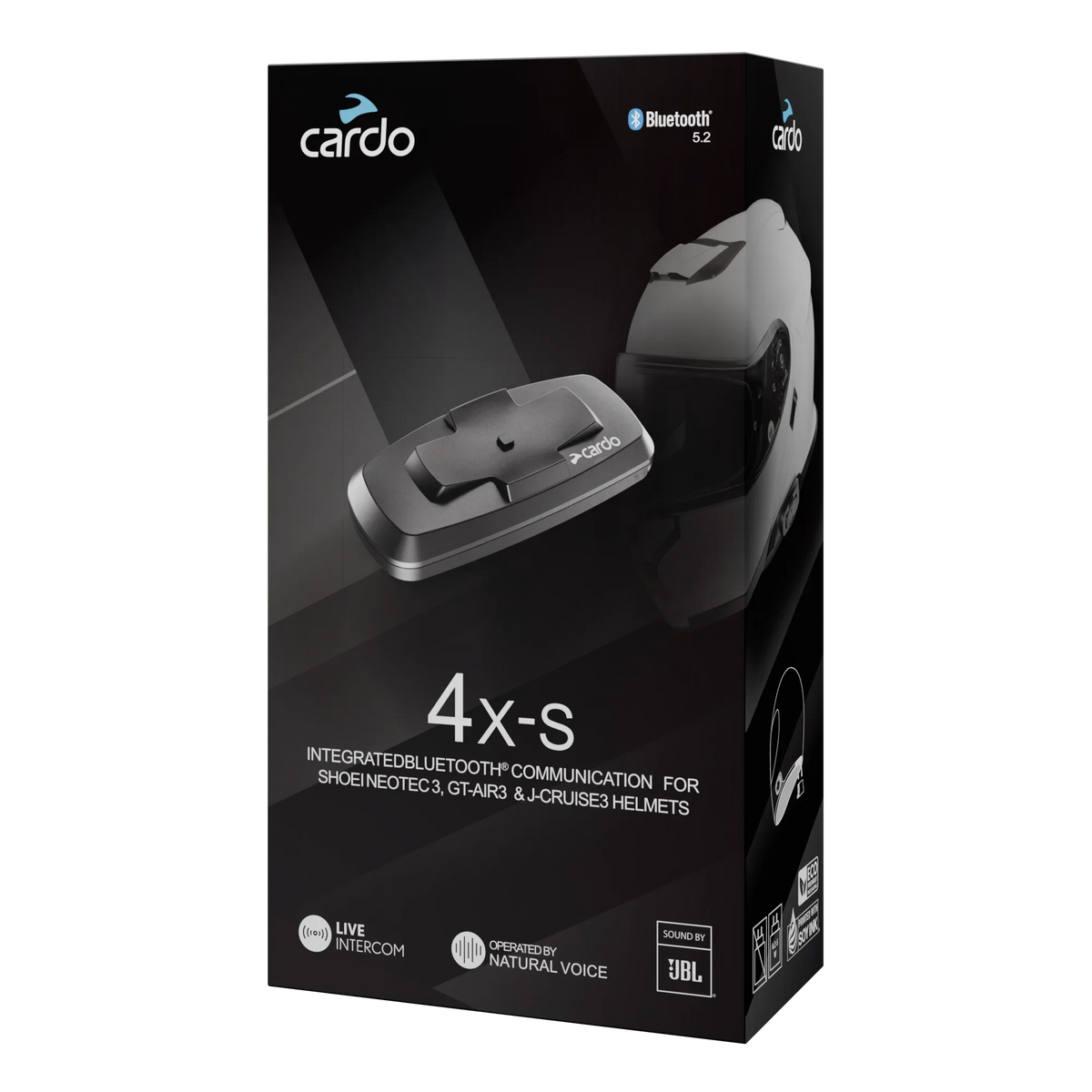 INTERCOM CARDO 4X-S POUR CASQUES SHOEI GEN 3