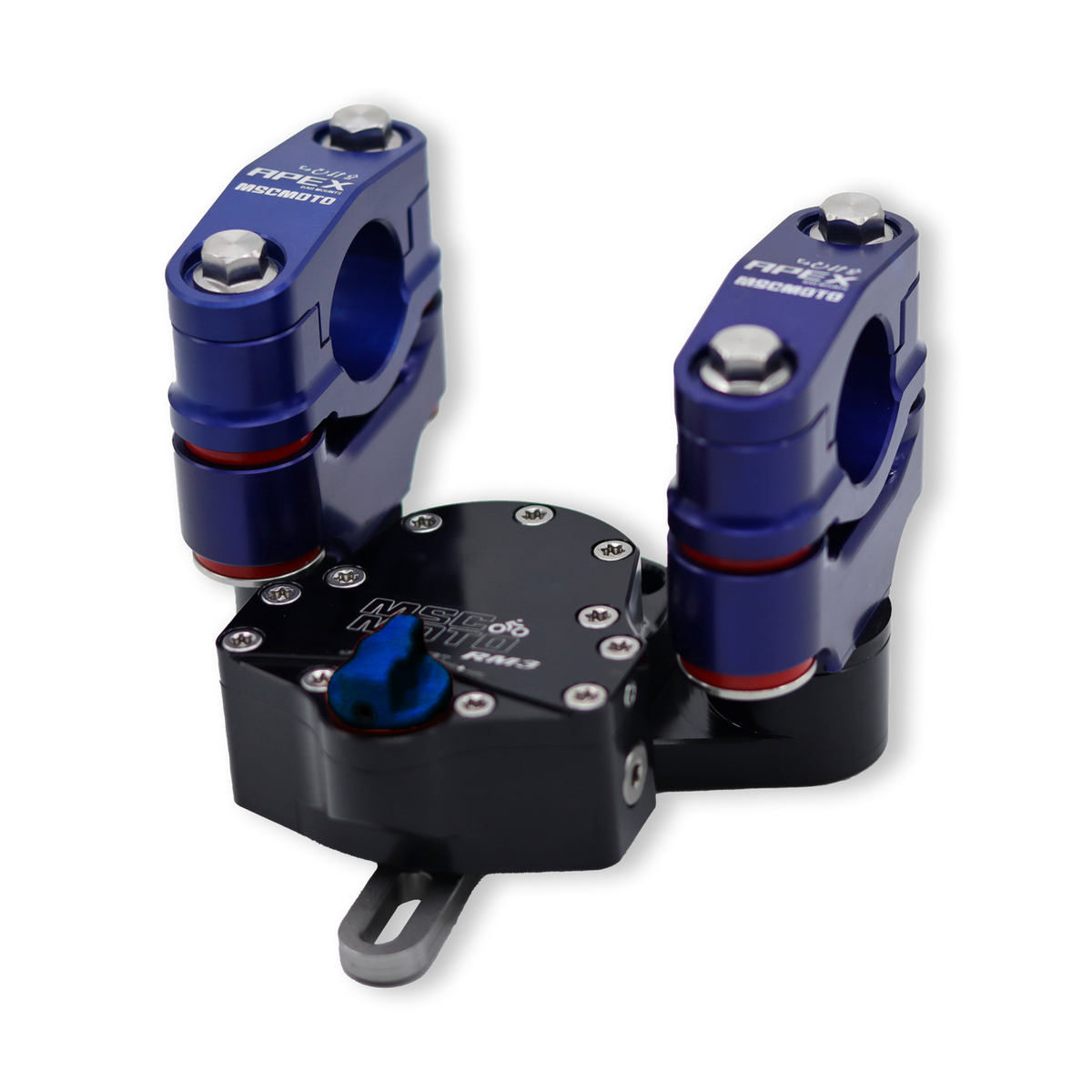 AMORTISSEUR DE DIRECTION RM3 PRO MSC MOTO YAMAHA T700 - Bleu