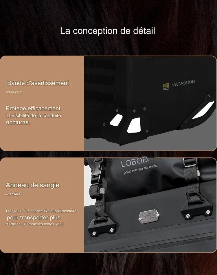 Valise Semi rigide Wanderer Loboo 30L+40L BMW R 1250 GS (2019- )