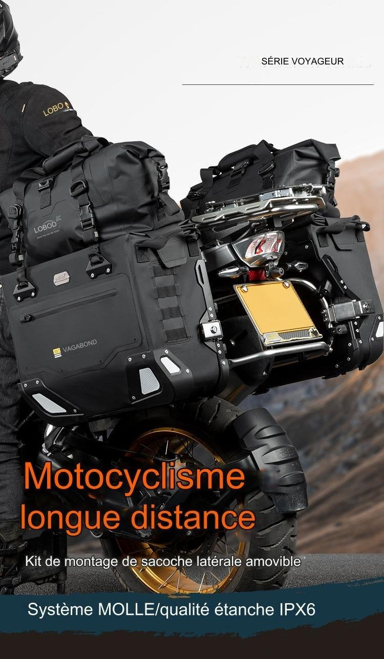 Valise Semi rigide Wanderer Loboo 30L+40L BMW R 1250 GS (2019- )