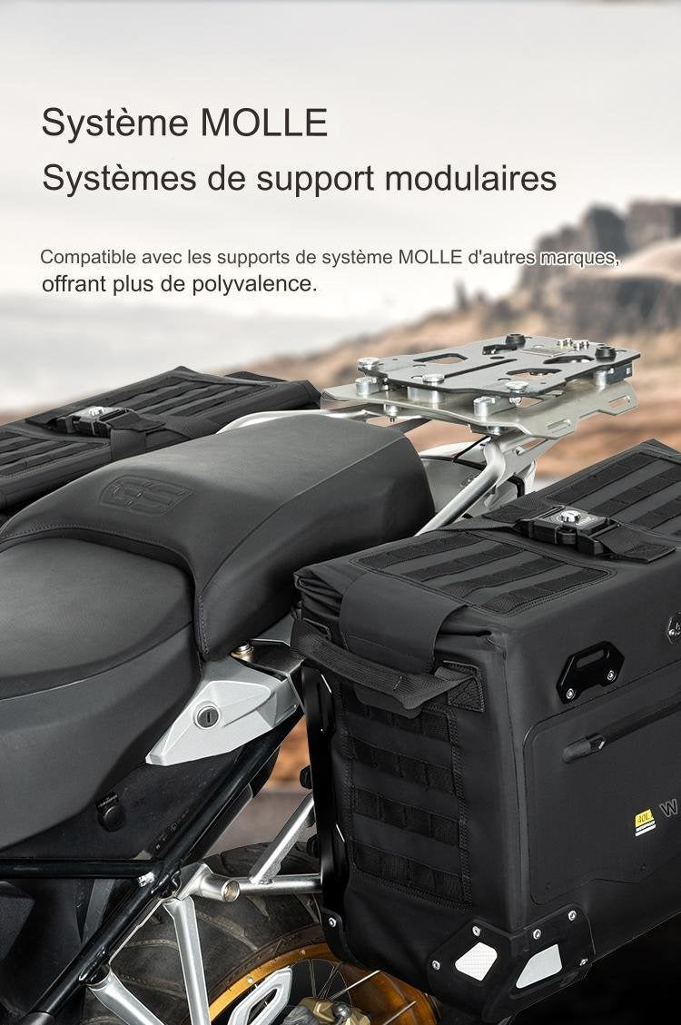 Valise Semi rigide Wanderer Loboo 30L+40L BMW R 1250 GS (2019- )
