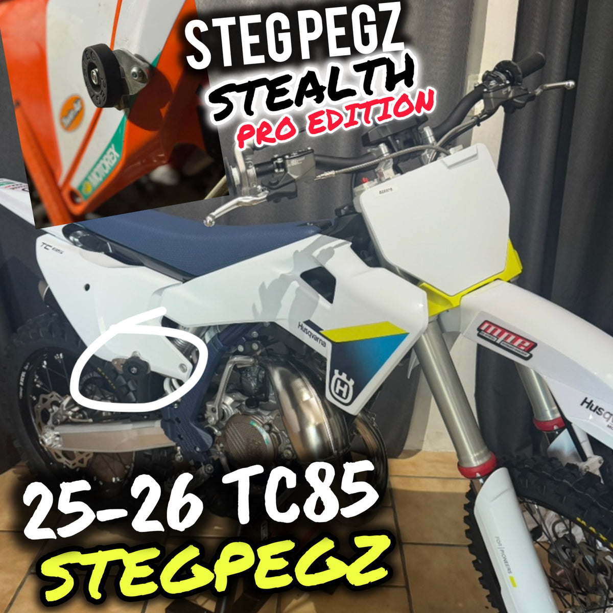 STEG PEGZ STEALTH PRO 2025-26 HUSQVARNA TC85
