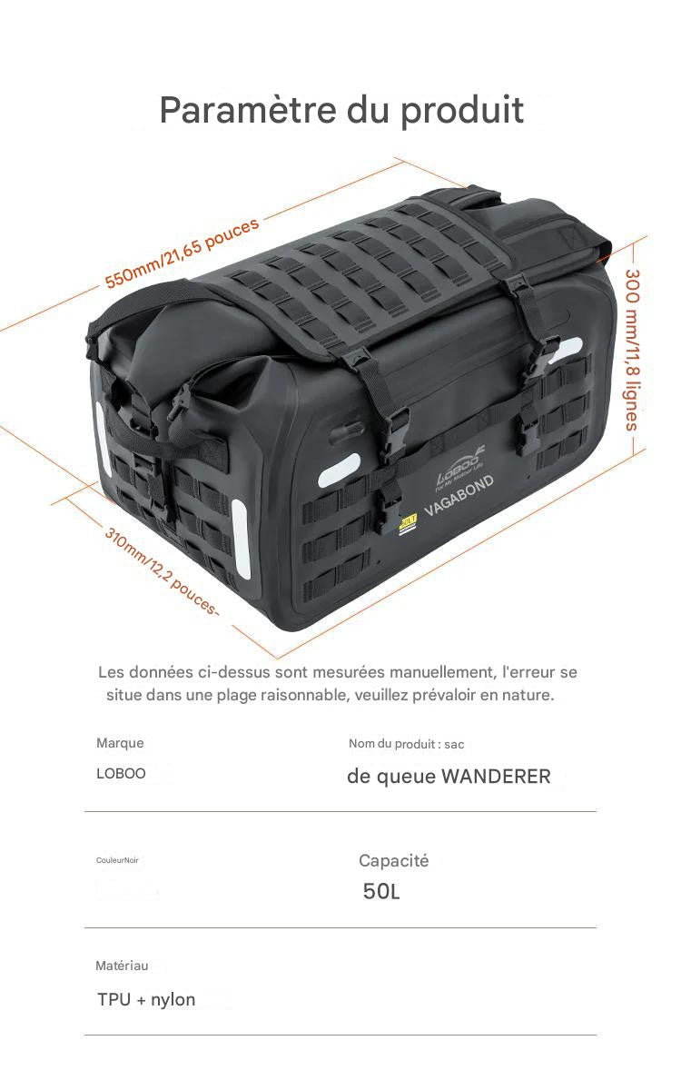 SAC ARRIERE LOBOO WANDERER 50L