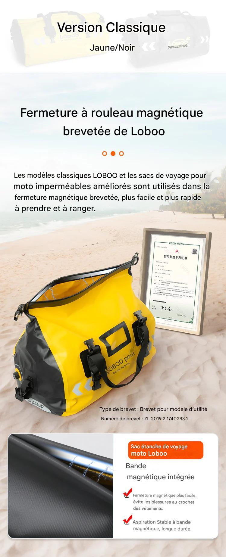 SAC ARRIERE LOBOO PVC TAIL BAG