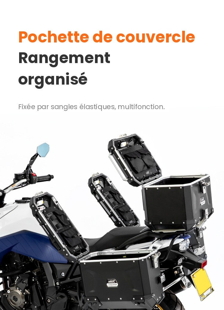 Valise aluminium Conqueror Loboo 30L+35L Husqvarna Norden 901 Expedition (2023- )