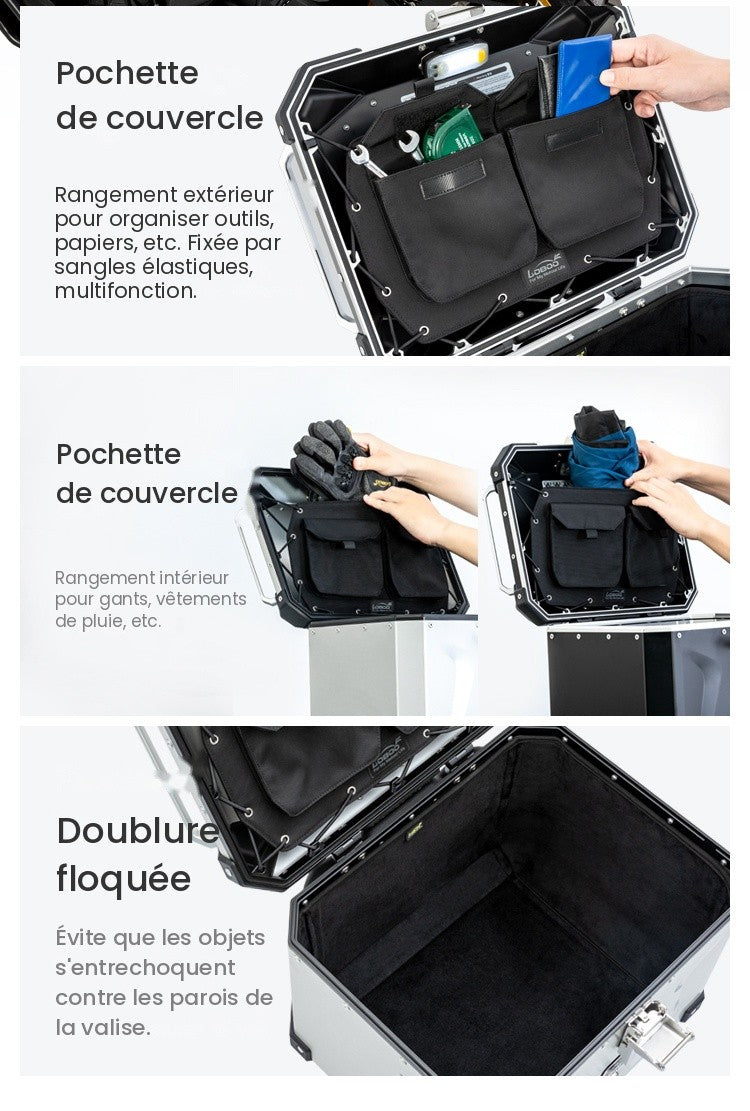 Valise aluminium Conqueror Loboo 30L+35L Husqvarna Norden 901 Expedition (2023- )