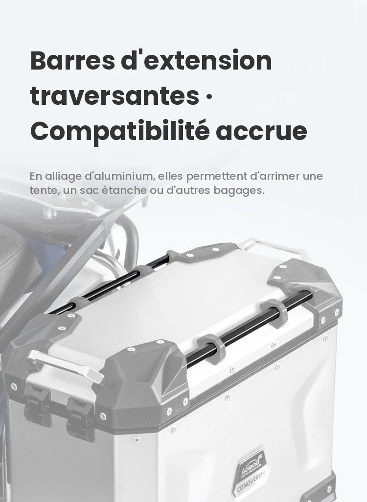 Valise aluminium Conqueror Loboo 30L+35L Husqvarna Norden 901 Expedition (2023- )