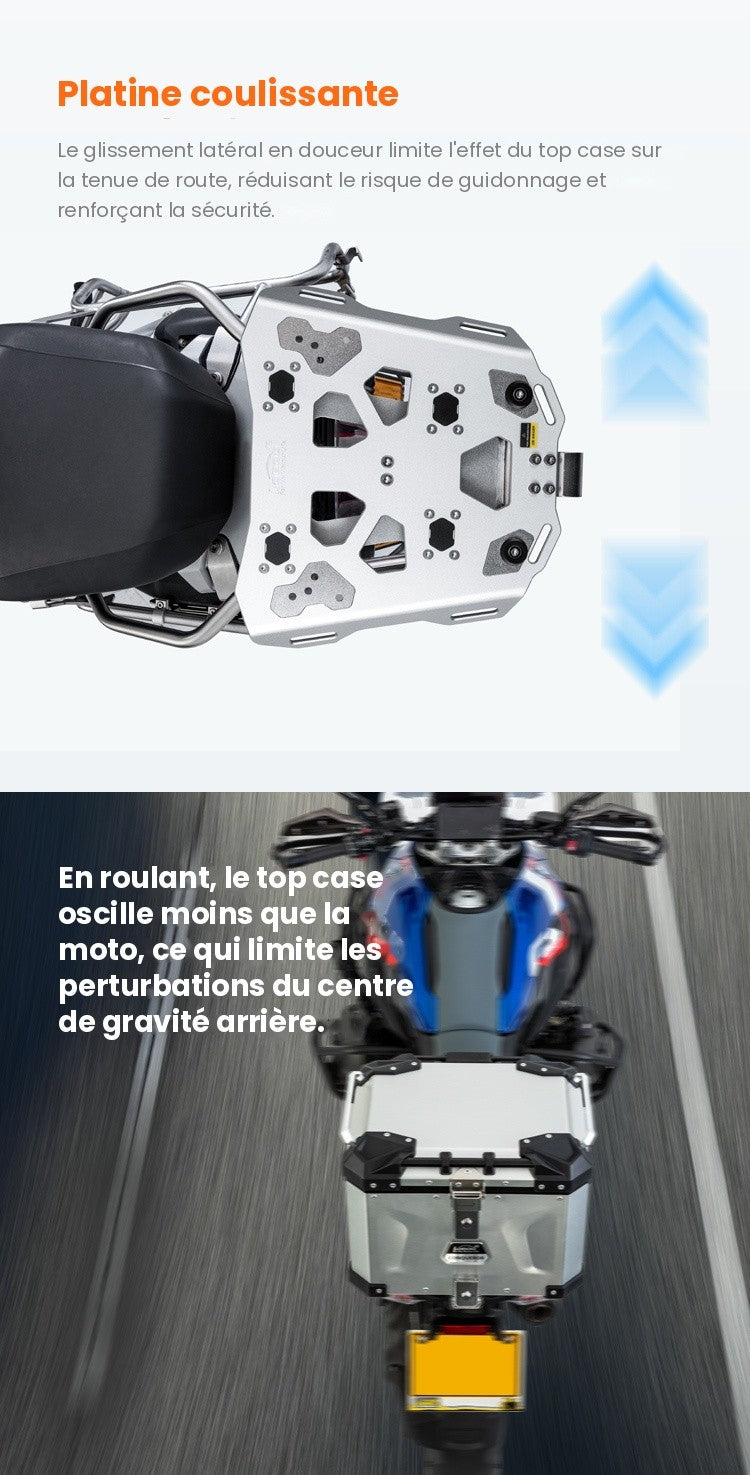 Valise aluminium Conqueror Loboo 38L+45L BMW R 1250 GS (2019- )