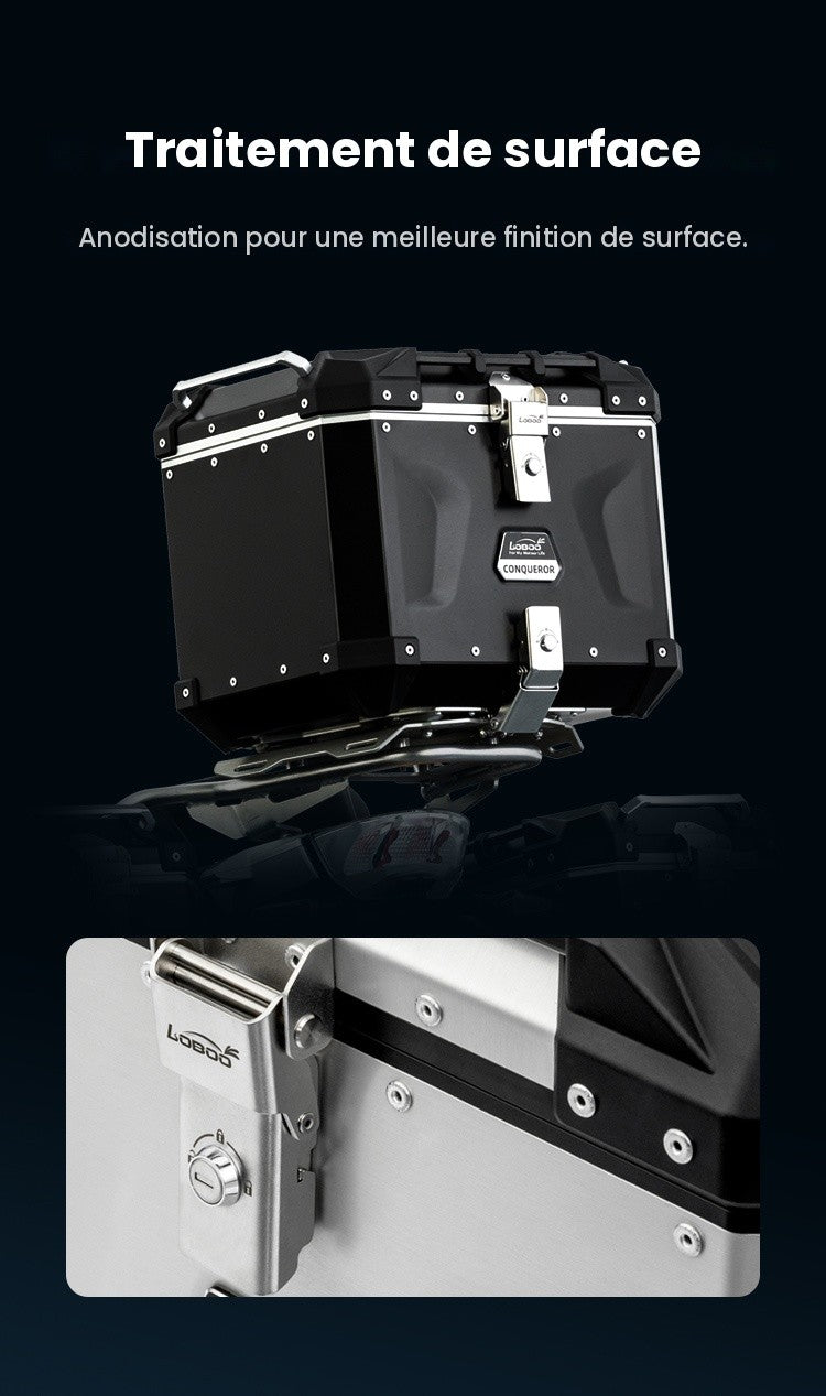 Valise aluminium Conqueror Loboo 38L+45L BMW R 1250 GS (2019- )