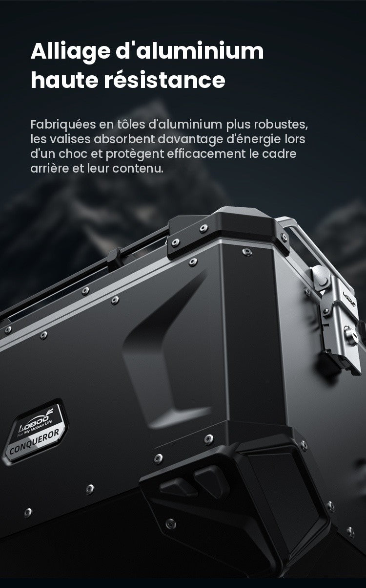 Valise aluminium Conqueror Loboo 45L+45L BMW R 1300 GSA (2023- )