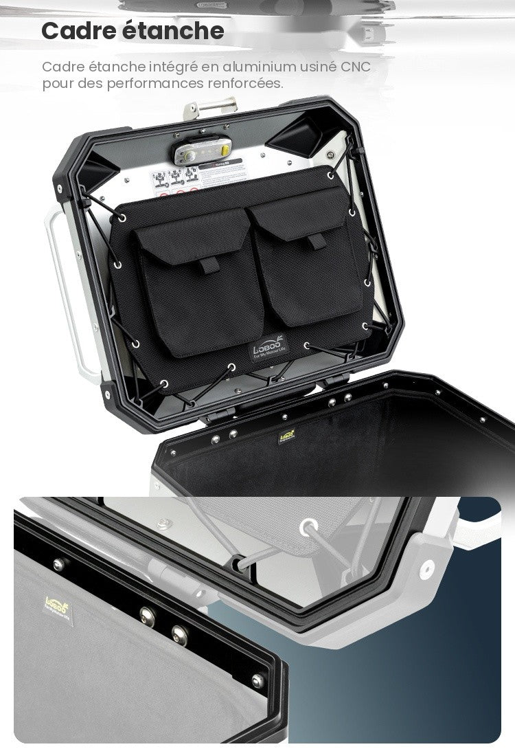 Valise aluminium Conqueror Loboo 45L+45L BMW R 1300 GSA (2023- )