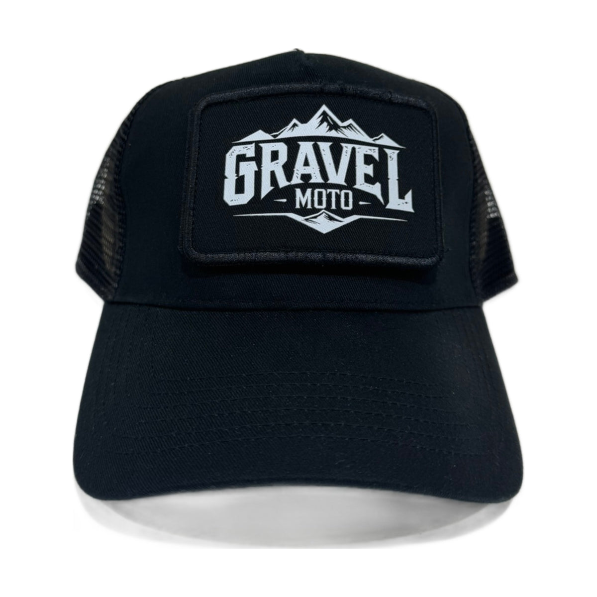 Casquette trucker Gravel Moto noire