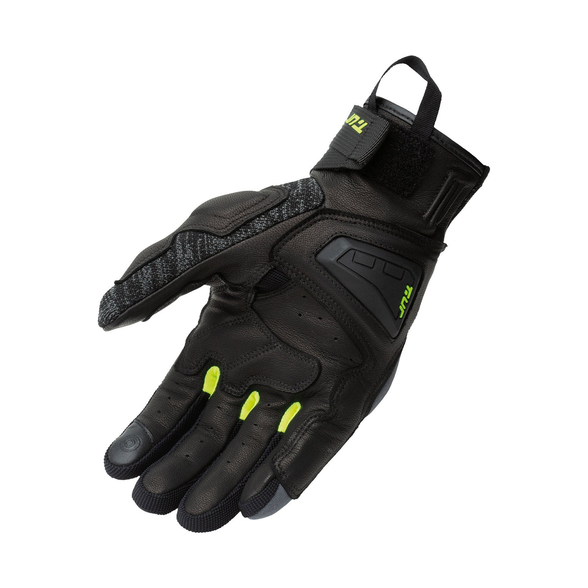 GANTS TUR G-KNIT - Noir / Jaune fluo