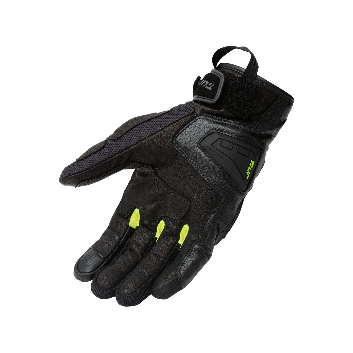GANTS TUR G-FOUR - Noir / Jaune fluo