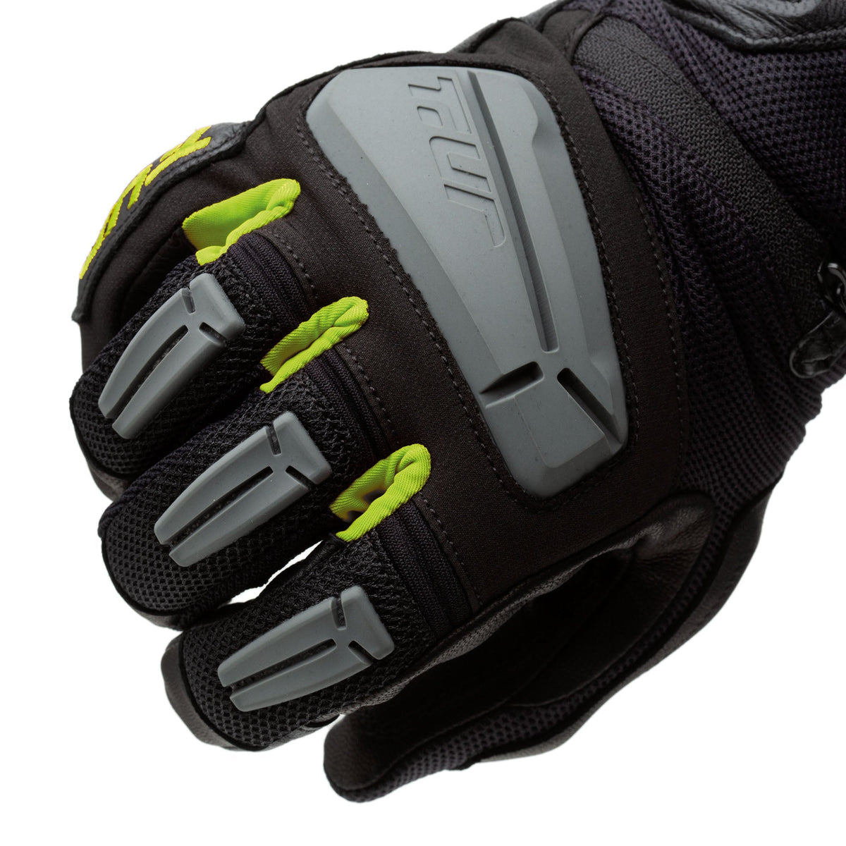 GANTS TUR G-FOUR - Noir / Jaune fluo