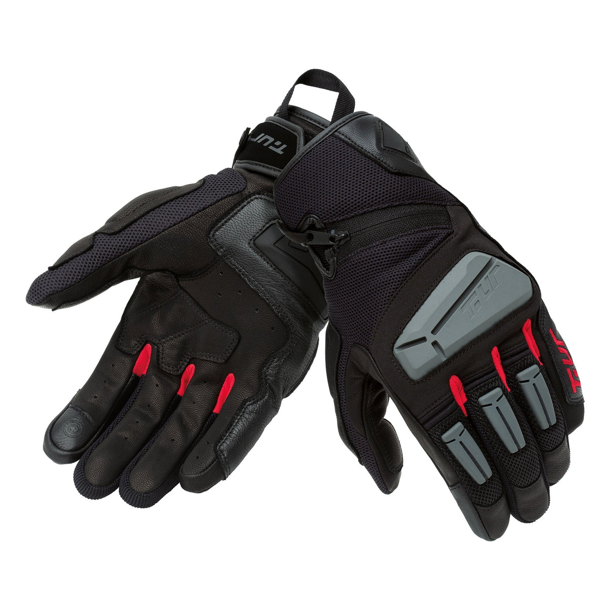 GANTS TUR G-FOUR - Noir / Rouge