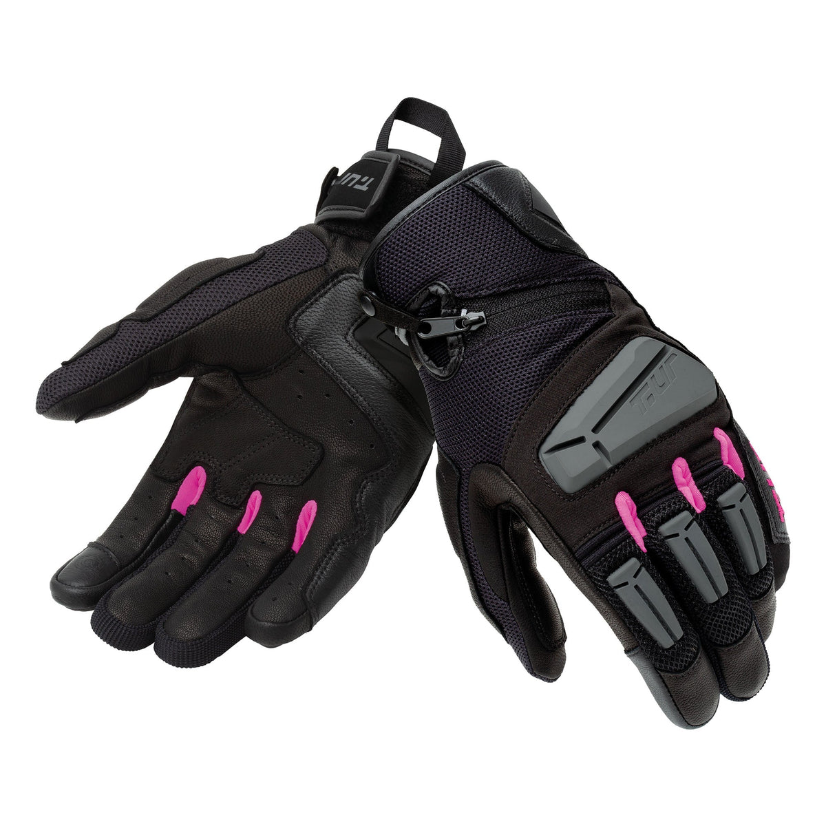 GANTS TUR G-FOUR FEMME - Noir / Fuchsia
