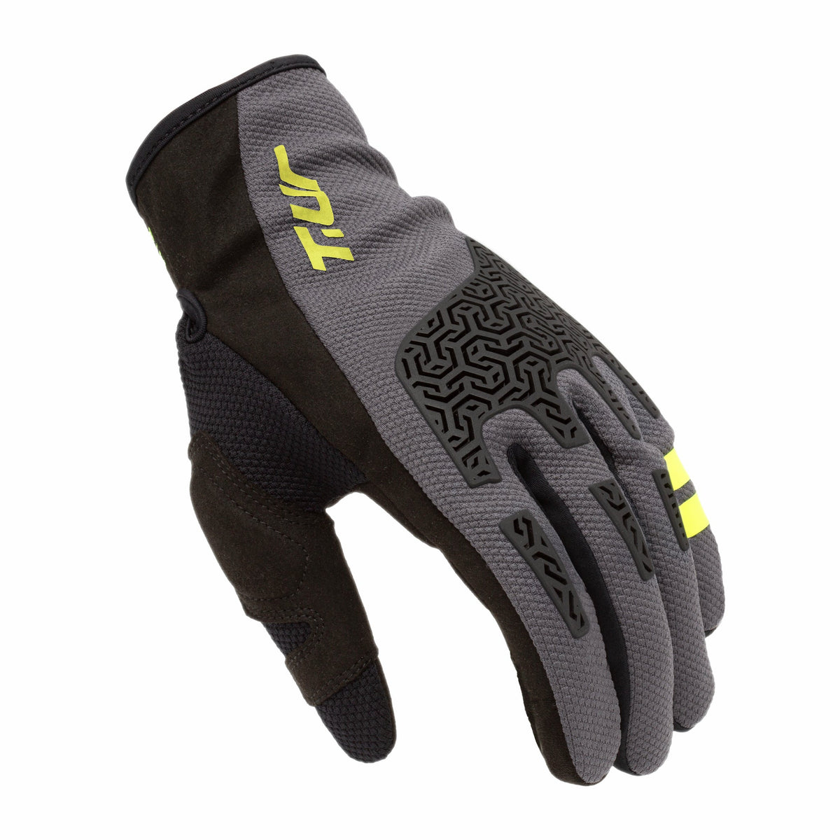 GANTS TUR G-LIGHT - Anthracite / Jaune fluo