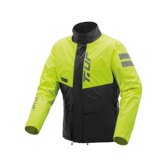 VESTE DE PLUIE TUR ROADTRIP - Noir / Jaune fluo