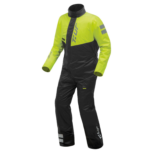 COMBINAISON DE PLUIE TUR FULLTRIP - Noir / Jaune fluo
