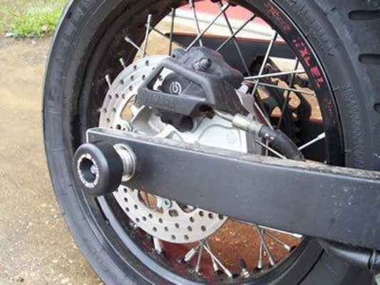 PROTECTION DE BRAS OSCILLANT R&G RACING NOIR YAMAHA – PROTECTION DE ROUE ARRIÈRE – YAMAHA XT 660 Z TÉNÉRÉ