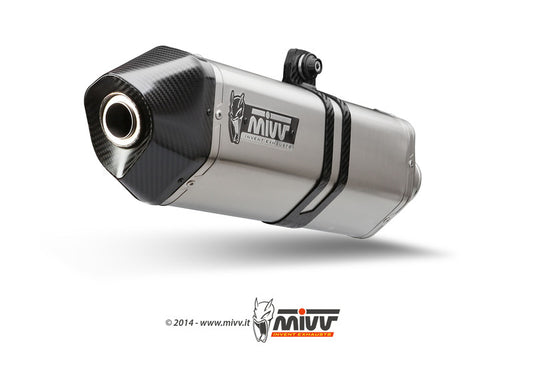 SILENCIEUX MIVV SPEED EDGE INOX/CASQUETTE CARBONE SUZUKI DL650 V-STROM - 00.73.S.038.LRX – SUZUKI V-STROM 650 DL