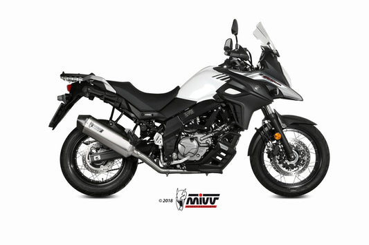 SILENCIEUX MIVV SPEED EDGE INOX/CASQUETTE CARBONE SUZUKI DL650 V-STROM - S.049.LRX – SUZUKI V-STROM 650 DL