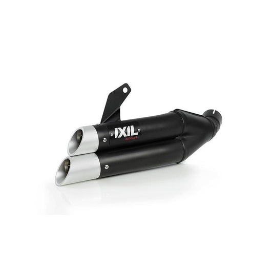 SILENCIEUX IXIL DUAL HYPERLOW L3XB INOX NOIR / ALU - HONDA NC750X/S - XH6362XB – HONDA NC 750 X