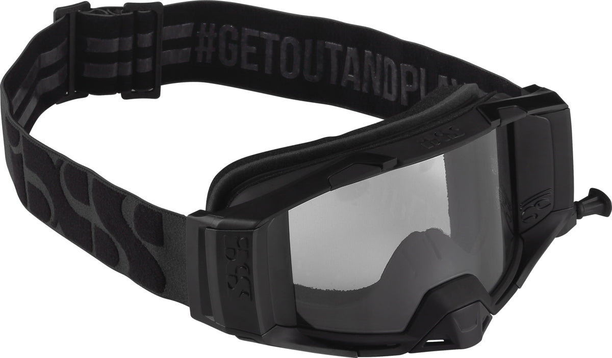 IXS GOGGLE TRIGGER+ ROLL-OFF NOIR ONE-SIZE