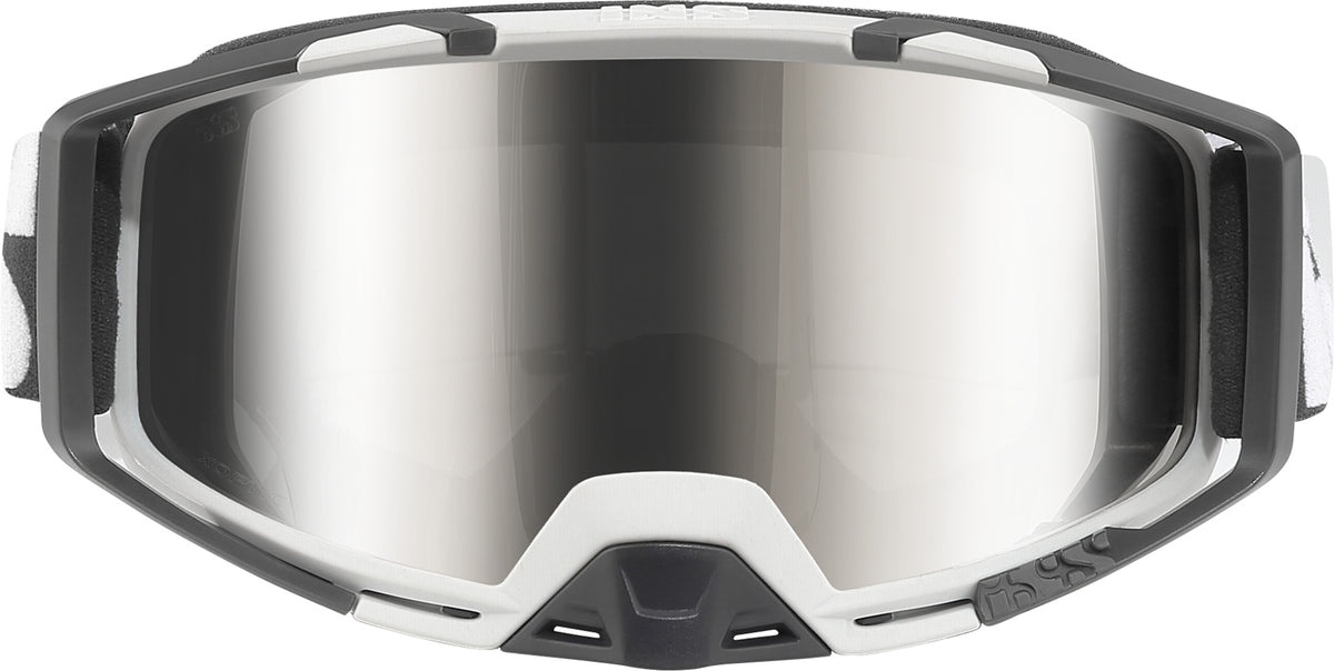 IXS GOGGLE TRIGGER BLANC MIROIR ARGENT OS