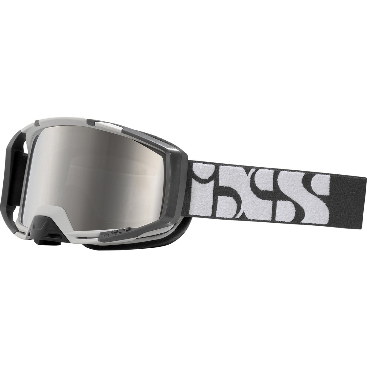 IXS GOGGLE TRIGGER BLANC MIROIR ARGENT OS