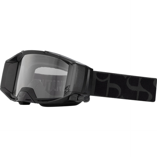 IXS GOGGLE TRIGGER+ ROLL-OFF NOIR ONE-SIZE
